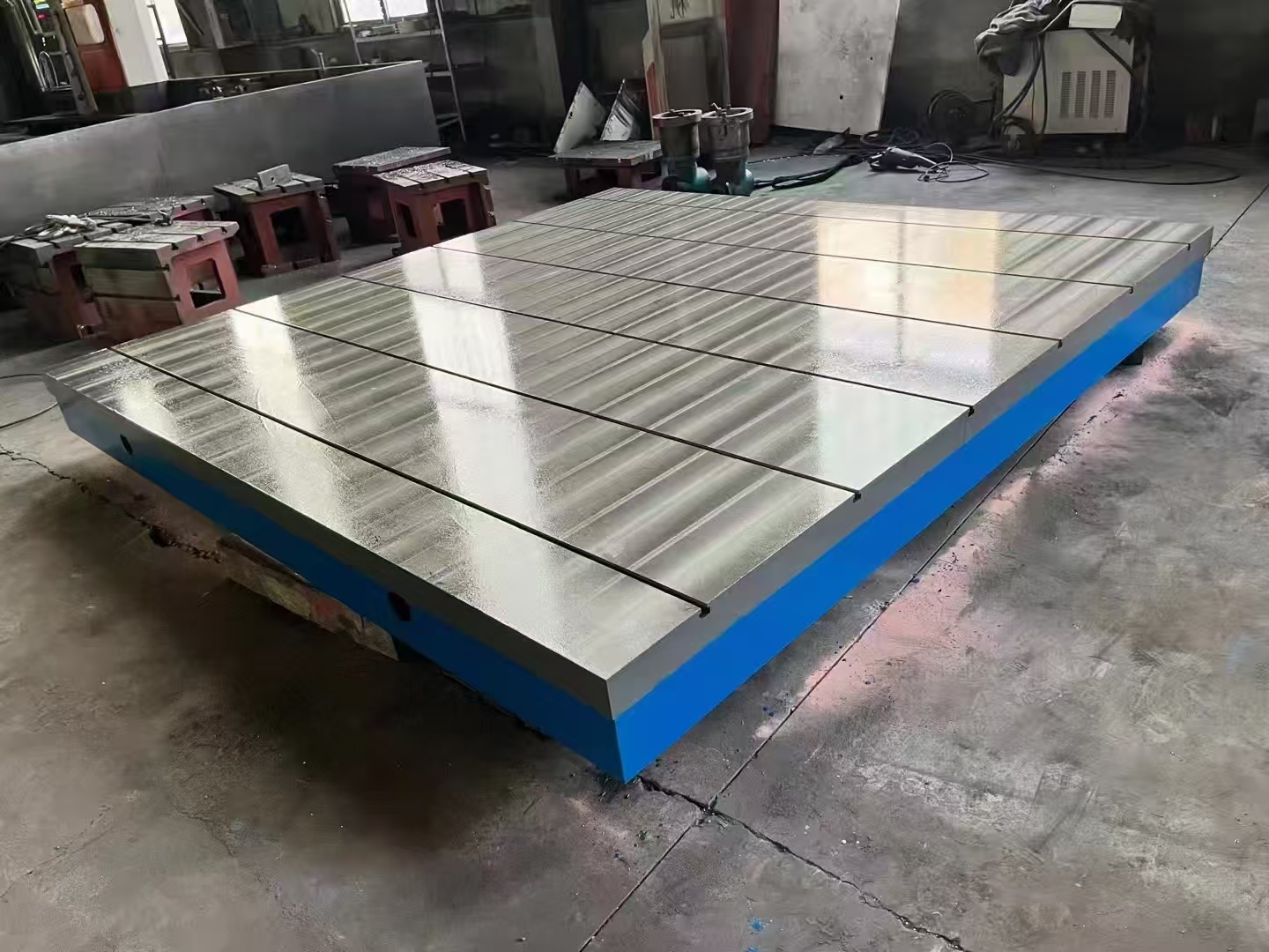 铸铁T型槽平台实拍